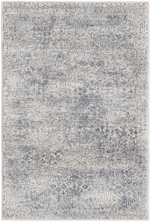 Gray 2' x 3' Finsbury Rectangle Area Rug 60% Polypropylene & 40% Polyester Contemporary Carpet for Living Rooms, Dining, Offices for Sale at Rug Engine