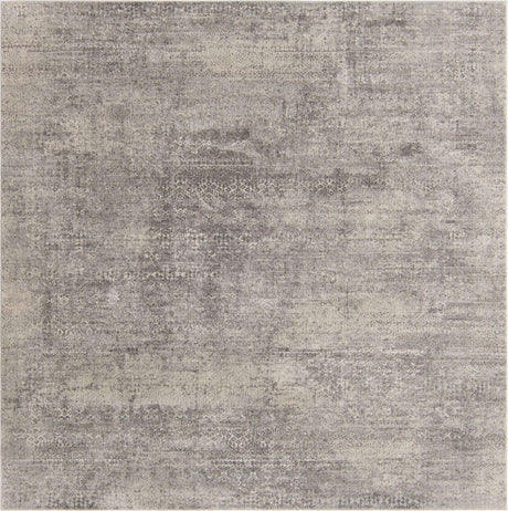 Gray 7' 10 x 7' 10 Finsbury Square Area Rug 60% Polypropylene & 40% Polyester Contemporary Carpet for Living Rooms, Dining, Offices for Sale at Rug Engine