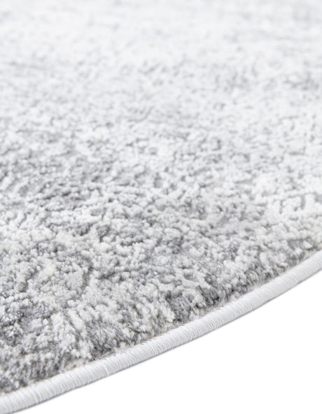 Gray 3' 3 x 5' 3 Finsbury Oval Area Rug 60% Polypropylene & 40% Polyester Contemporary Carpet for Living Rooms, Dining, Offices for Sale at Rug Engine