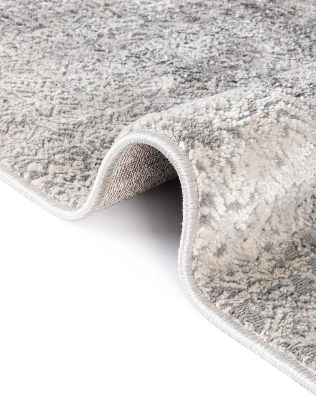 Gray 7' 10 x 7' 10 Finsbury Octagon Area Rug 60% Polypropylene & 40% Polyester Contemporary Carpet for Living Rooms, Dining, Offices for Sale at Rug Engine