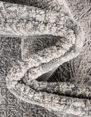 Gray 2' x 6' Finsbury Runner Area Rug 60% Polypropylene & 40% Polyester Contemporary Carpet for Living Rooms, Dining, Offices for Sale at Rug Engine