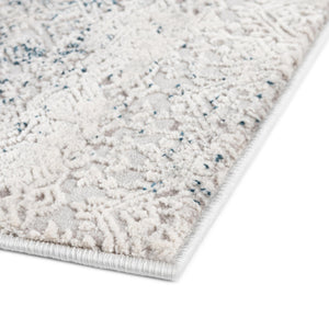 Blue 3' 3 x 5' 3 Finsbury Rectangle Area Rug 60% Polypropylene & 40% Polyester Contemporary Carpet for Living Rooms, Dining, Offices for Sale at Rug Engine