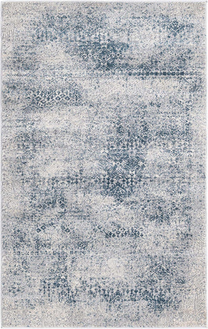 Blue 3' 3 x 5' 3 Finsbury Rectangle Area Rug 60% Polypropylene & 40% Polyester Contemporary Carpet for Living Rooms, Dining, Offices for Sale at Rug Engine