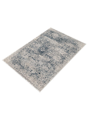 Blue 2' x 3' Finsbury Rectangle Area Rug 60% Polypropylene & 40% Polyester Contemporary Carpet for Living Rooms, Dining, Offices for Sale at Rug Engine