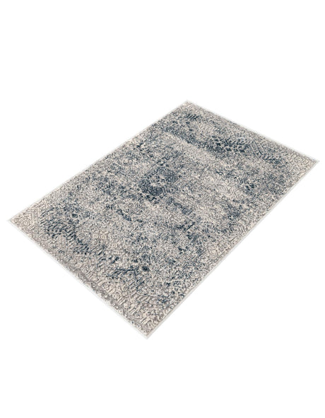 Blue 2' x 3' Finsbury Rectangle Area Rug 60% Polypropylene & 40% Polyester Contemporary Carpet for Living Rooms, Dining, Offices for Sale at Rug Engine