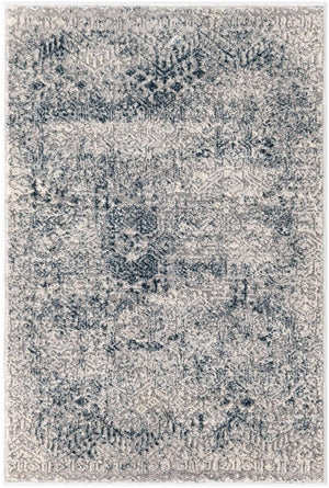 Blue 2' x 3' Finsbury Rectangle Area Rug 60% Polypropylene & 40% Polyester Contemporary Carpet for Living Rooms, Dining, Offices for Sale at Rug Engine