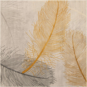 Yellow Gray 7' 10 x 10' Finsbury Rectangle Area Rug 60% Polypropylene & 40% Polyester Contemporary Carpet for Living Rooms, Dining, Offices for Sale at Rug Engine