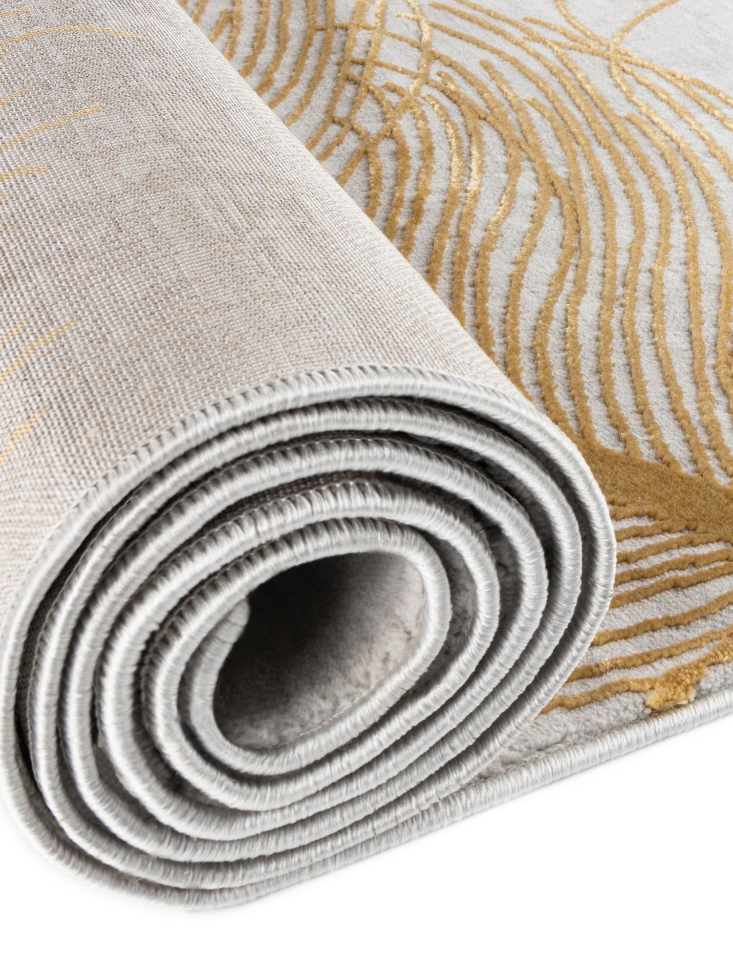 Yellow Gray 5' 3 x 8' Finsbury Rectangle Area Rug 60% Polypropylene & 40% Polyester Contemporary Carpet for Living Rooms, Dining, Offices for Sale at Rug Engine