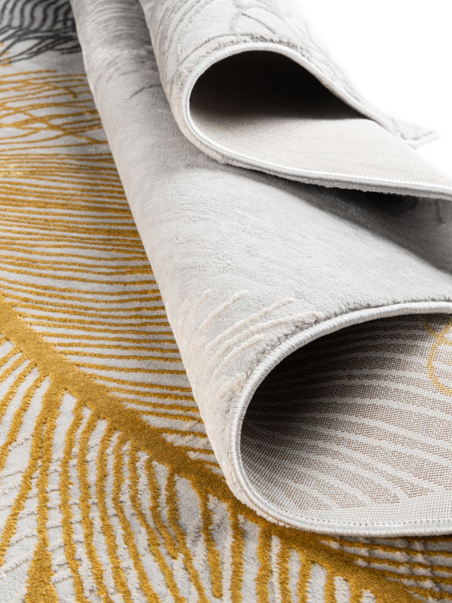 Yellow Gray 9' x 12' Finsbury Rectangle Area Rug 60% Polypropylene & 40% Polyester Contemporary Carpet for Living Rooms, Dining, Offices for Sale at Rug Engine