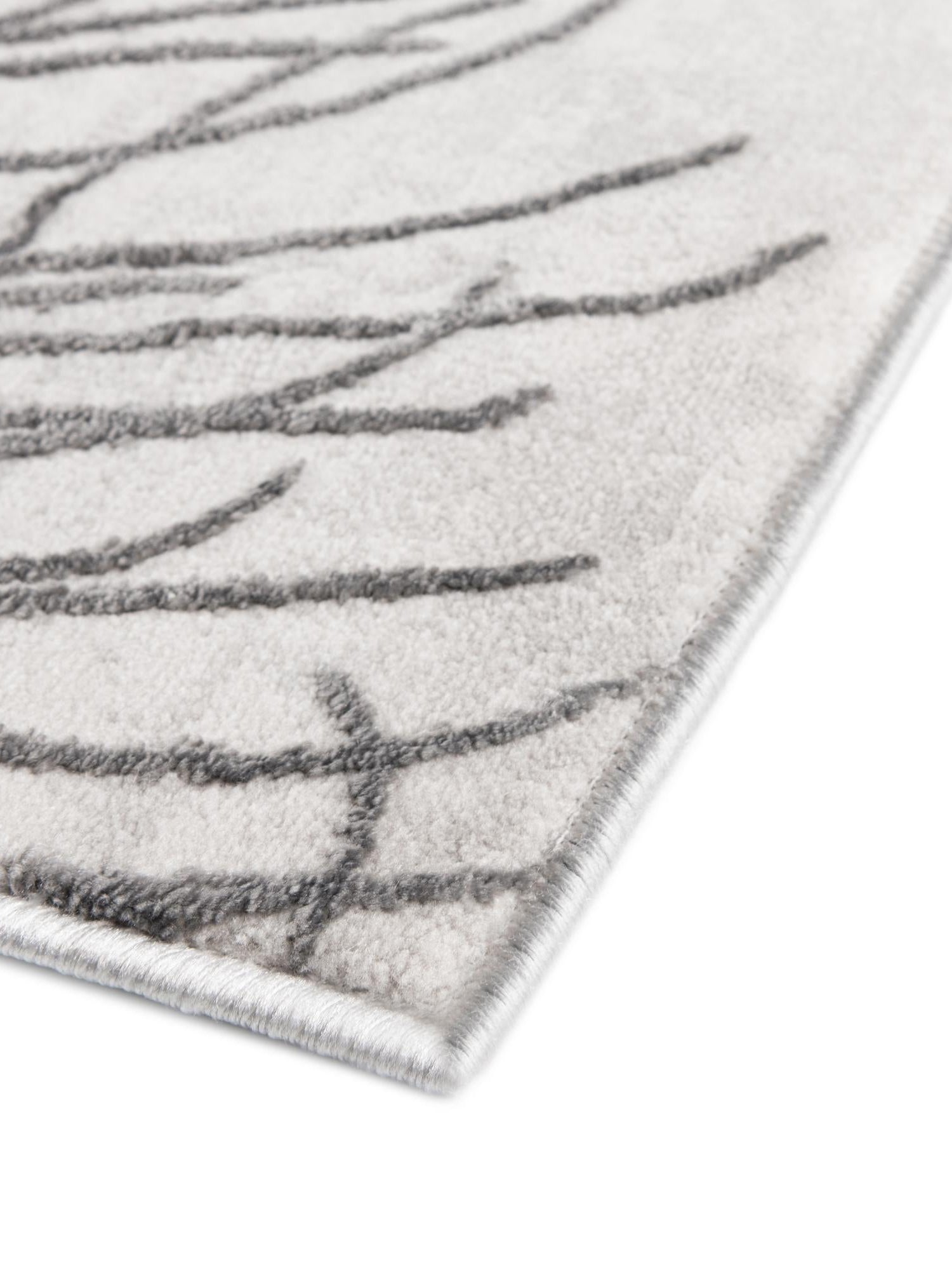 Gray 2' x 3' Finsbury Rectangle Area Rug 60% Polypropylene & 40% Polyester Contemporary Carpet for Living Rooms, Dining, Offices for Sale at Rug Engine