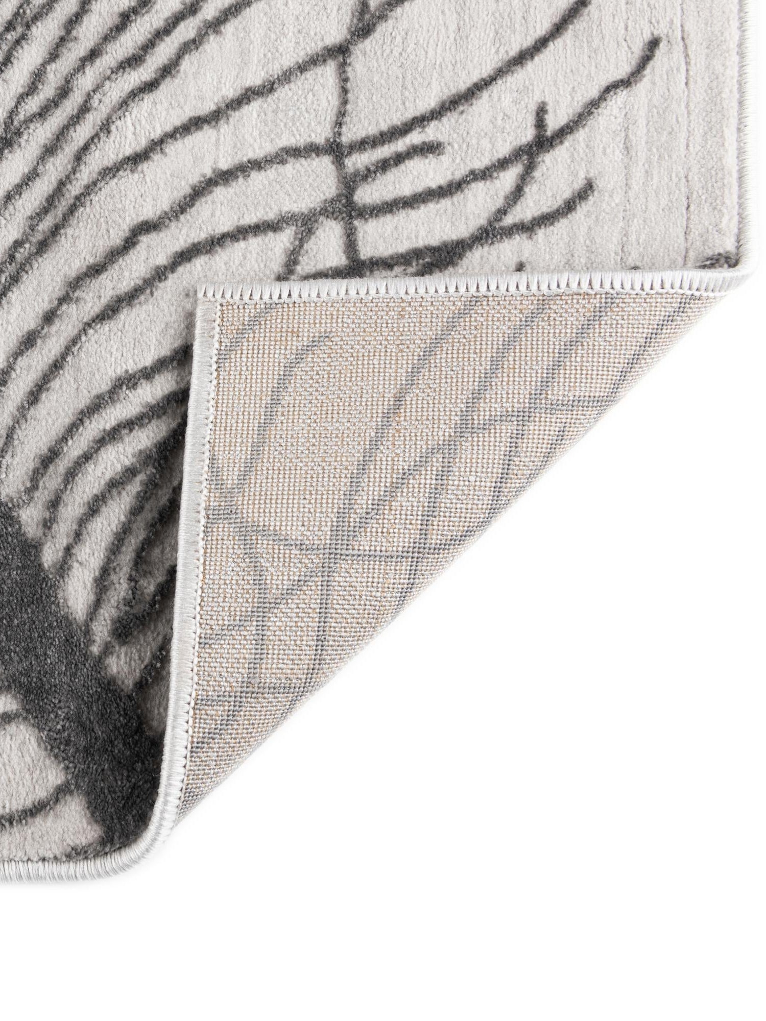 Gray 5' 3 x 8' Finsbury Rectangle Area Rug 60% Polypropylene & 40% Polyester Contemporary Carpet for Living Rooms, Dining, Offices for Sale at Rug Engine