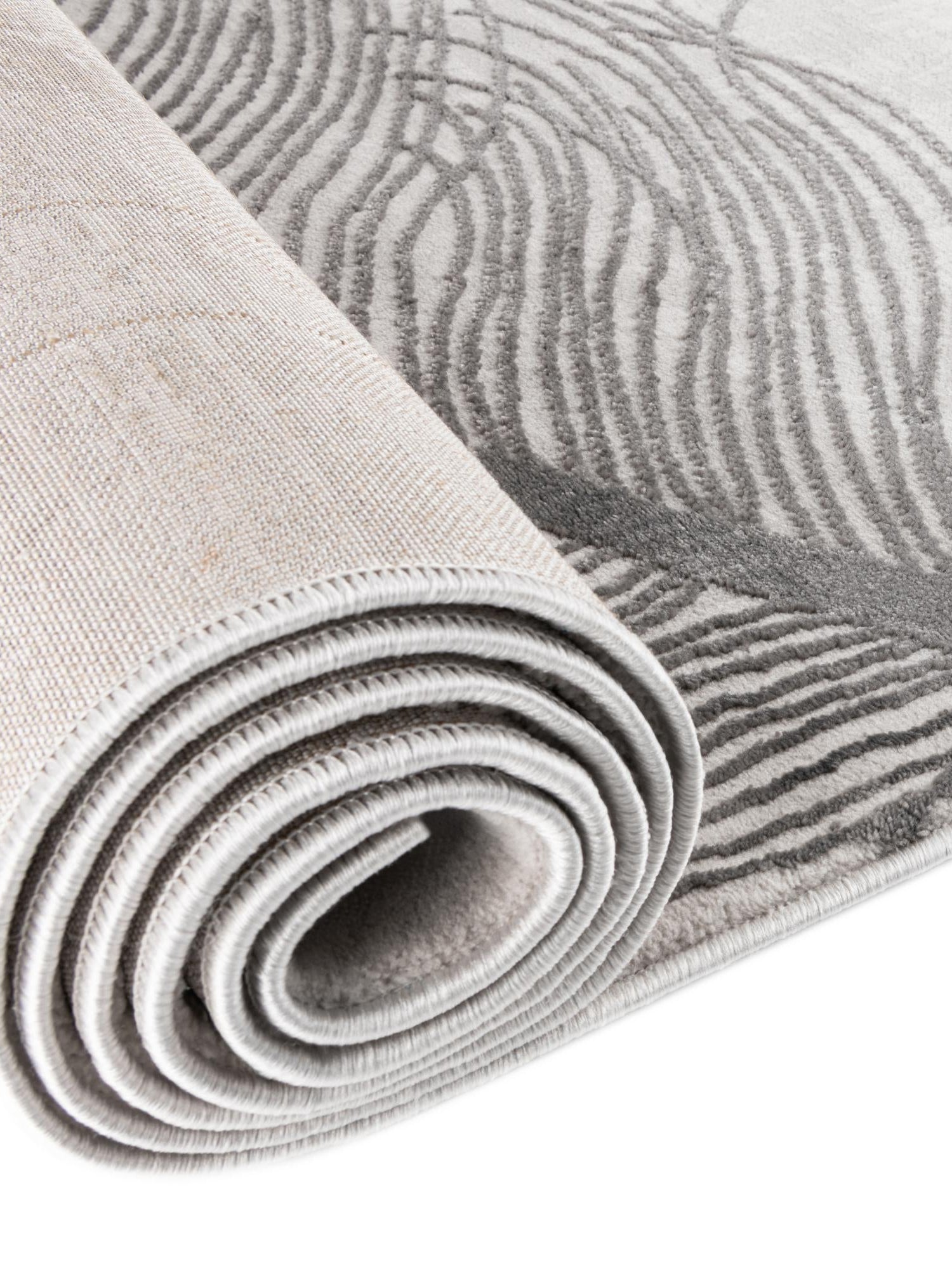 Gray 2' x 3' Finsbury Rectangle Area Rug 60% Polypropylene & 40% Polyester Contemporary Carpet for Living Rooms, Dining, Offices for Sale at Rug Engine