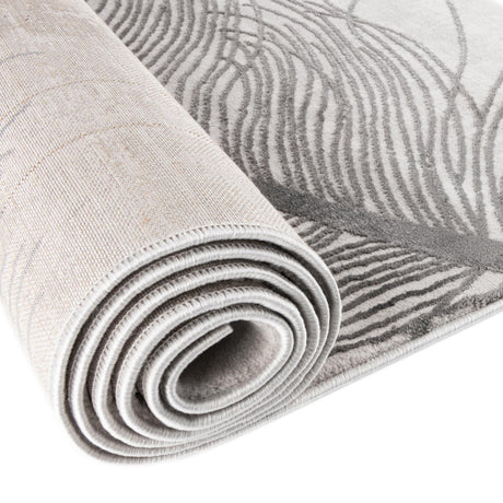 Gray 2' x 3' Finsbury Rectangle Area Rug 60% Polypropylene & 40% Polyester Contemporary Carpet for Living Rooms, Dining, Offices for Sale at Rug Engine