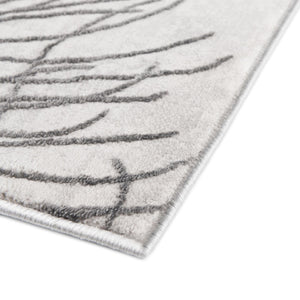 Gray 7' 10 x 7' 10 Finsbury Square Area Rug 60% Polypropylene & 40% Polyester Contemporary Carpet for Living Rooms, Dining, Offices for Sale at Rug Engine