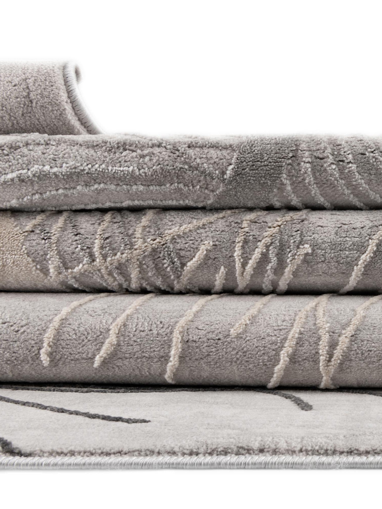 Gray 7' 10 x 10' Finsbury Oval Area Rug 60% Polypropylene & 40% Polyester Contemporary Carpet for Living Rooms, Dining, Offices for Sale at Rug Engine