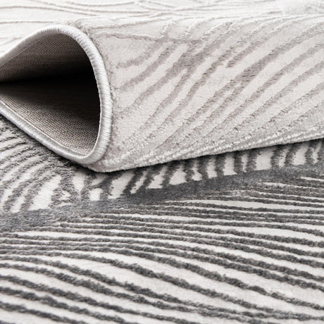 Gray 2' x 6' Finsbury Runner Area Rug 60% Polypropylene & 40% Polyester Contemporary Carpet for Living Rooms, Dining, Offices for Sale at Rug Engine