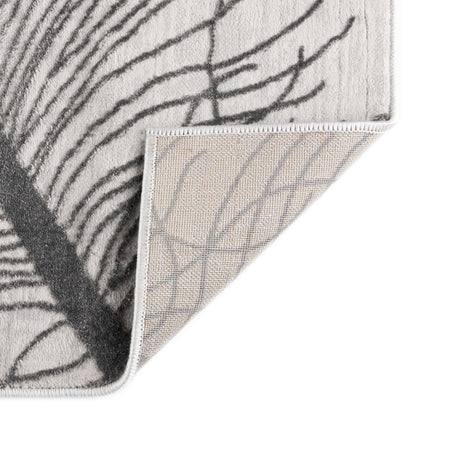 Gray 2' x 9' 10 Finsbury Runner Area Rug 60% Polypropylene & 40% Polyester Contemporary Carpet for Living Rooms, Dining, Offices for Sale at Rug Engine