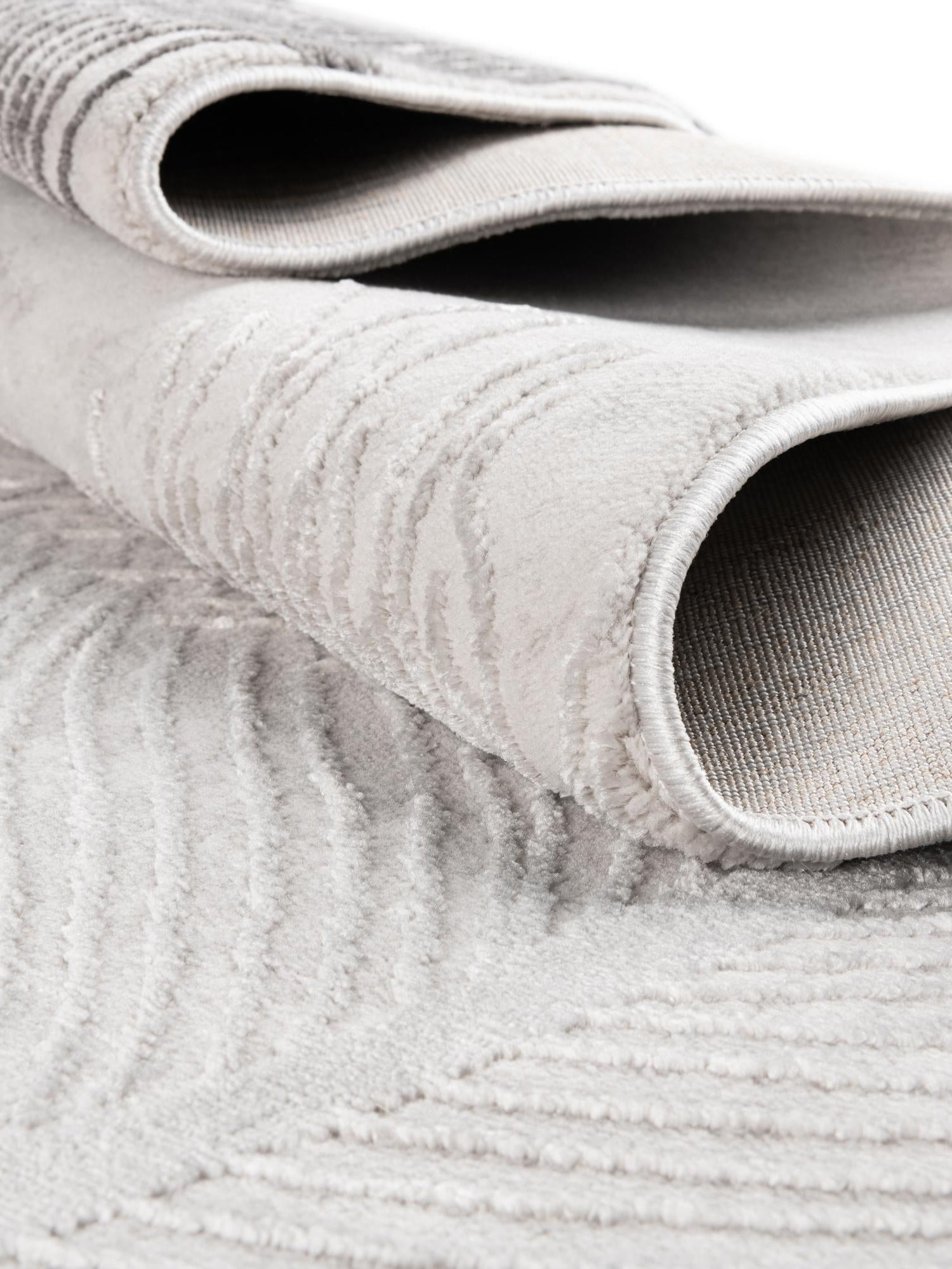 Gray 2' 7 x 12' Finsbury Runner Area Rug 60% Polypropylene & 40% Polyester Contemporary Carpet for Living Rooms, Dining, Offices for Sale at Rug Engine