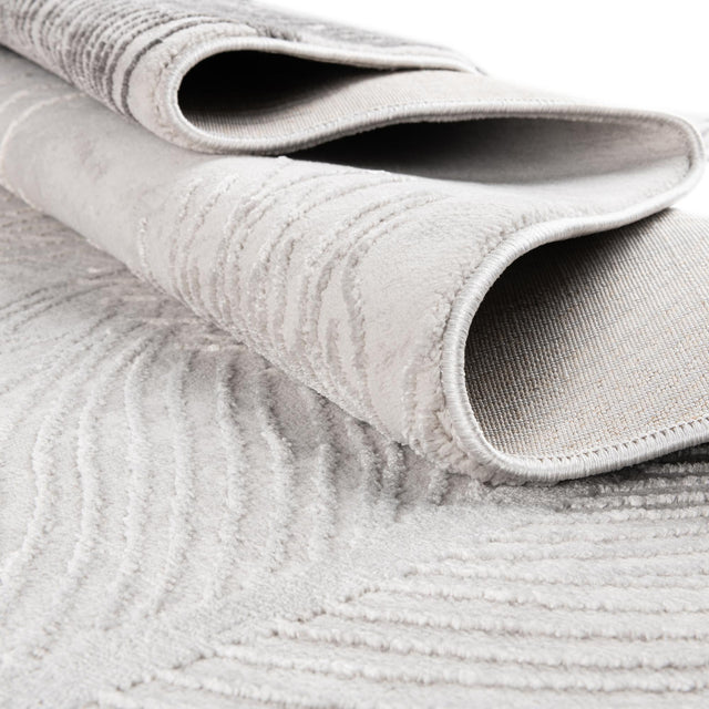 Gray 2' x 8' Finsbury Runner Area Rug 60% Polypropylene & 40% Polyester Contemporary Carpet for Living Rooms, Dining, Offices for Sale at Rug Engine
