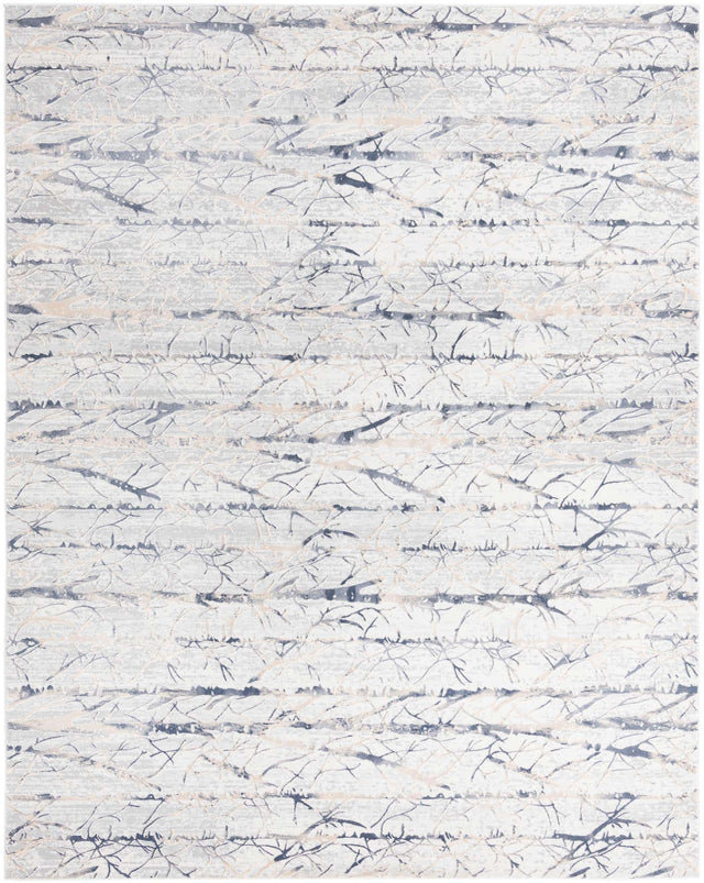 Gray 7' 10 x 10' Finsbury Rectangle Area Rug 60% Polypropylene & 40% Polyester Contemporary Carpet for Living Rooms, Dining, Offices for Sale at Rug Engine
