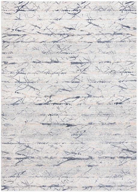 Gray 7' x 10' Finsbury Rectangle Area Rug 60% Polypropylene & 40% Polyester Contemporary Carpet for Living Rooms, Dining, Offices for Sale at Rug Engine