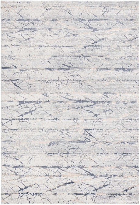 Gray 6' x 9' Finsbury Rectangle Area Rug 60% Polypropylene & 40% Polyester Contemporary Carpet for Living Rooms, Dining, Offices for Sale at Rug Engine