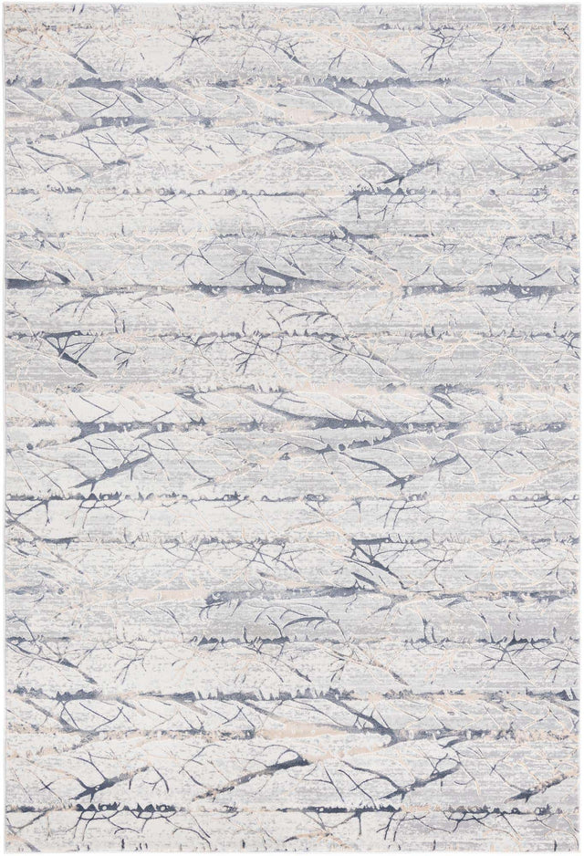 Gray 6' x 9' Finsbury Rectangle Area Rug 60% Polypropylene & 40% Polyester Contemporary Carpet for Living Rooms, Dining, Offices for Sale at Rug Engine