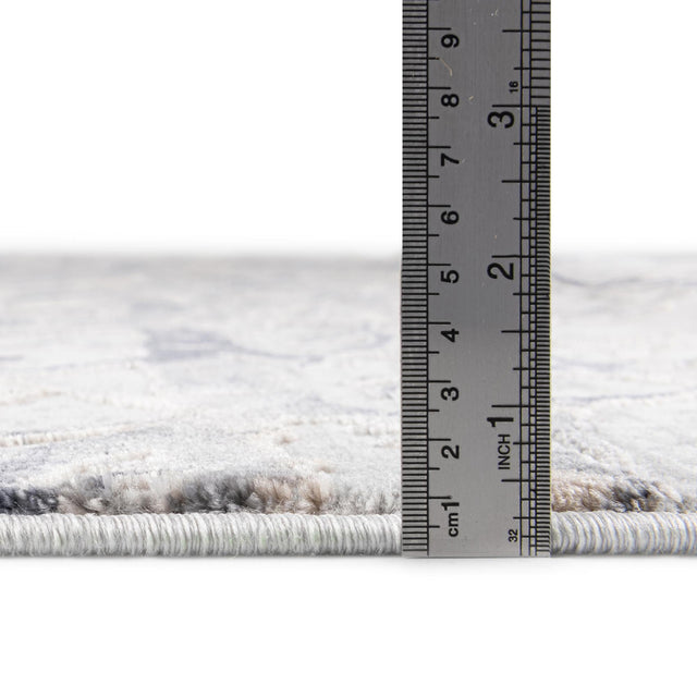 Gray 2' x 3' Finsbury Rectangle Area Rug 60% Polypropylene & 40% Polyester Contemporary Carpet for Living Rooms, Dining, Offices for Sale at Rug Engine
