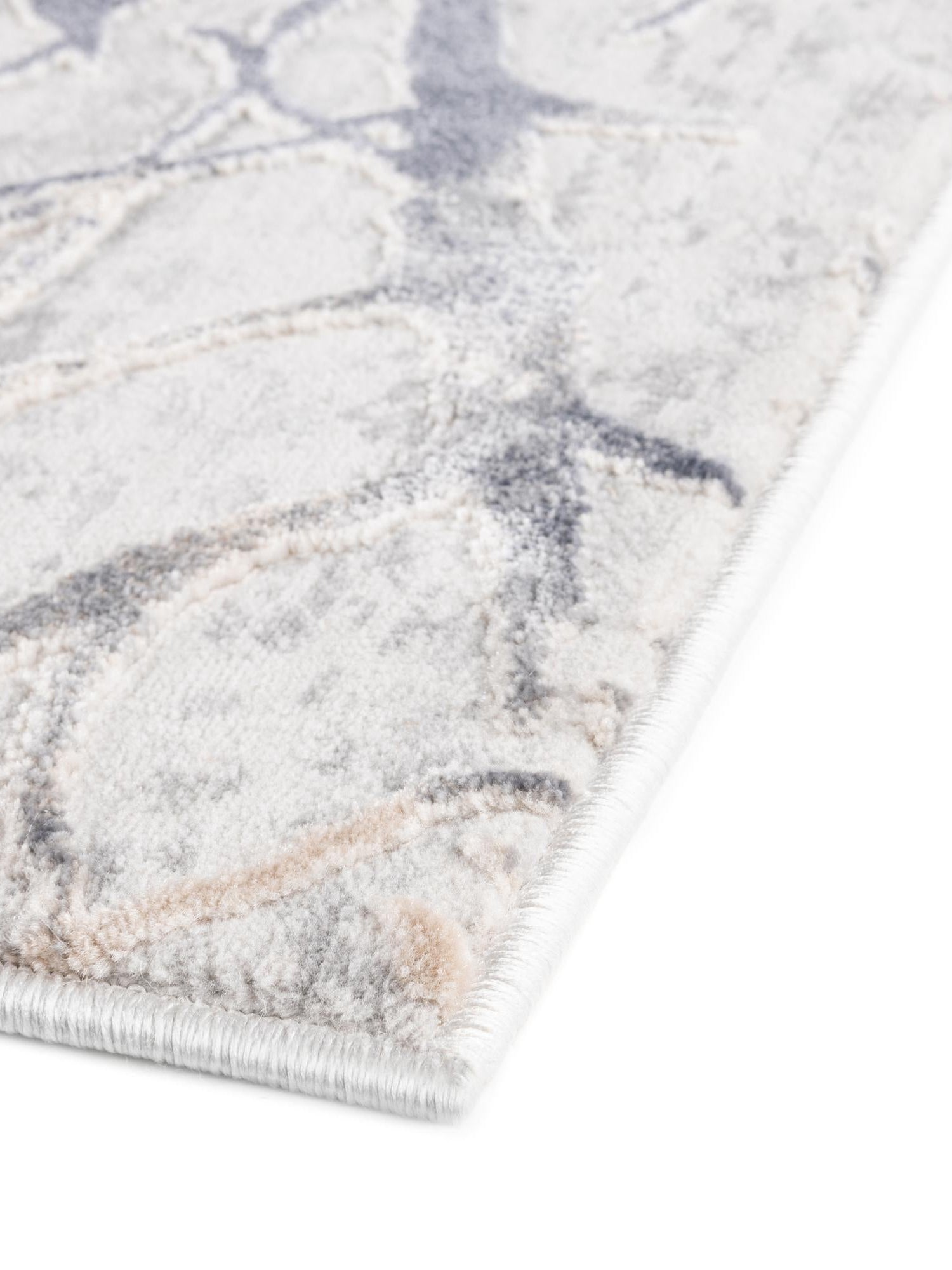 Gray 9' x 12' Finsbury Rectangle Area Rug 60% Polypropylene & 40% Polyester Contemporary Carpet for Living Rooms, Dining, Offices for Sale at Rug Engine