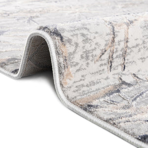 Gray 7' 10 x 10' Finsbury Oval Area Rug 60% Polypropylene & 40% Polyester Contemporary Carpet for Living Rooms, Dining, Offices for Sale at Rug Engine