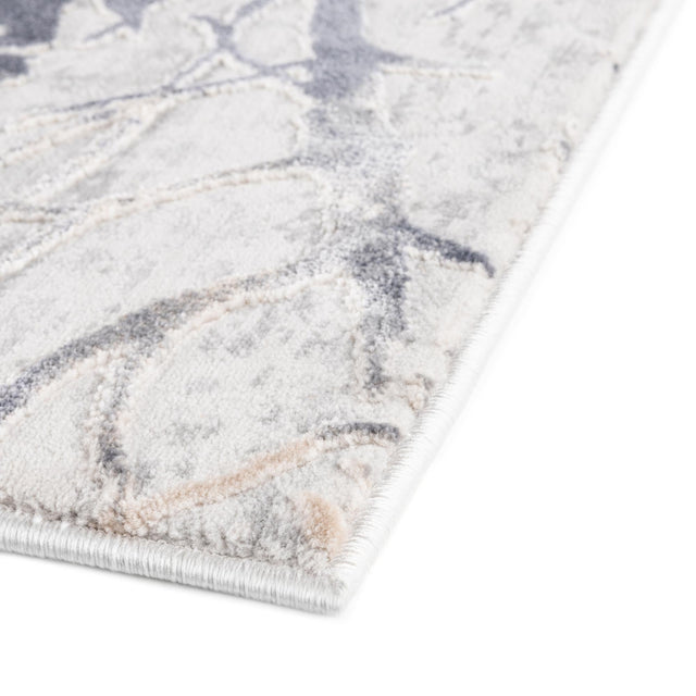 Gray 2' 7 x 12' Finsbury Runner Area Rug 60% Polypropylene & 40% Polyester Contemporary Carpet for Living Rooms, Dining, Offices for Sale at Rug Engine
