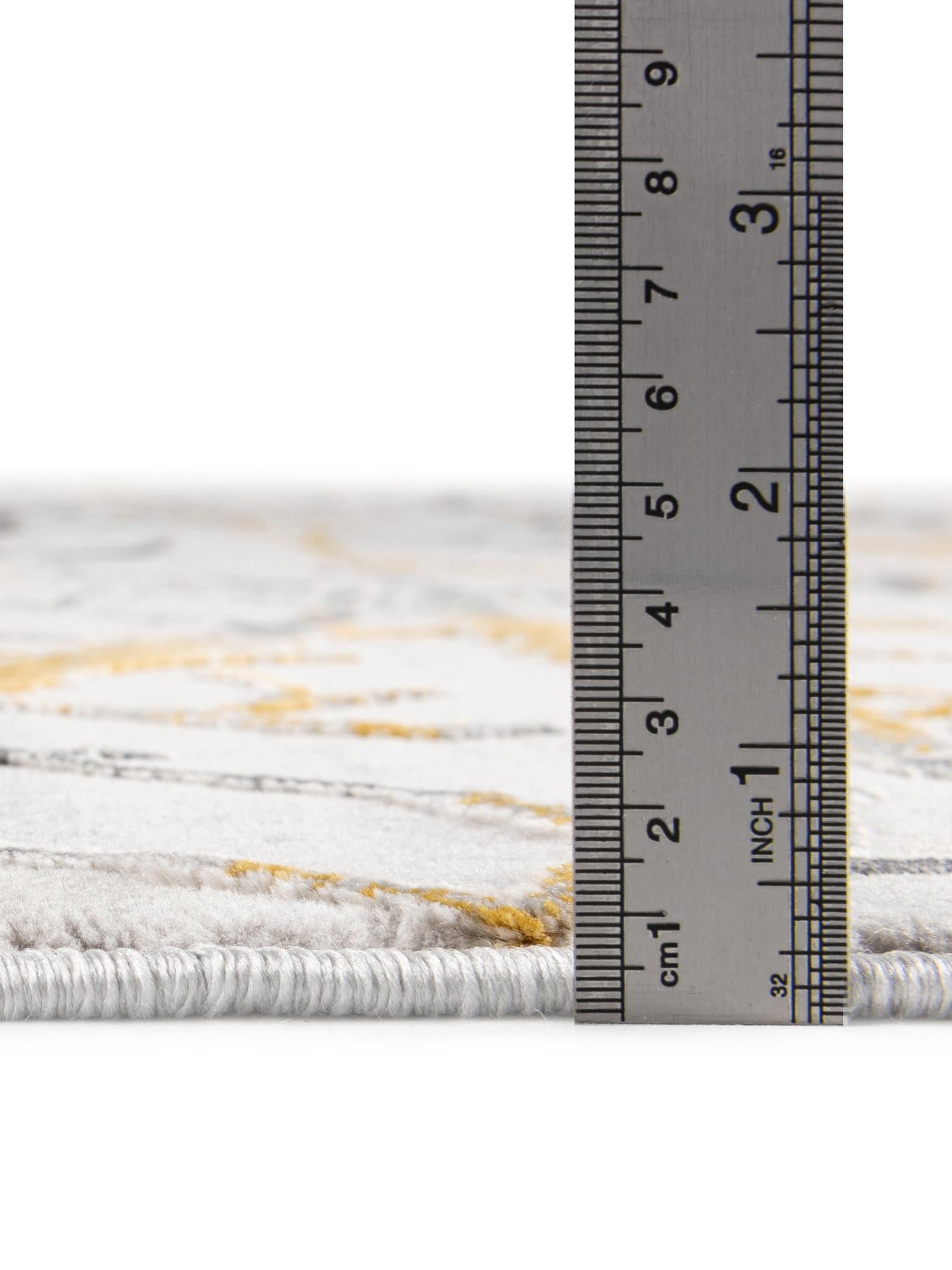Yellow and Gray 5' 3 x 8' Finsbury Rectangle Area Rug 60% Polypropylene & 40% Polyester Contemporary Carpet for Living Rooms, Dining, Offices for Sale at Rug Engine