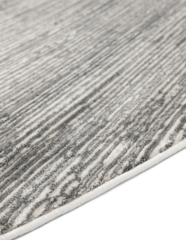 Gray 2' 7 x 12' Finsbury Runner Area Rug 60% Polypropylene & 40% Polyester Contemporary Carpet for Living Rooms, Dining, Offices for Sale at Rug Engine