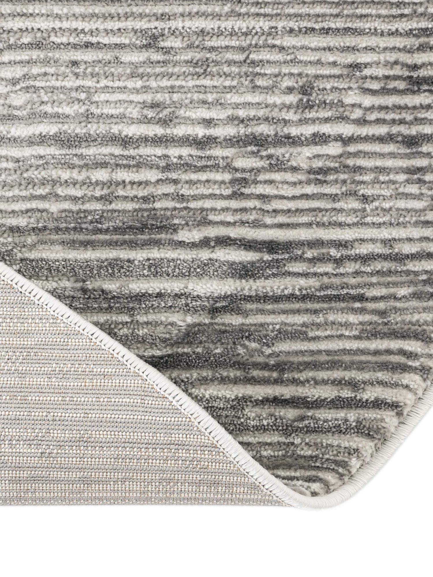 Gray 2' x 9' 10 Finsbury Runner Area Rug 60% Polypropylene & 40% Polyester Contemporary Carpet for Living Rooms, Dining, Offices for Sale at Rug Engine