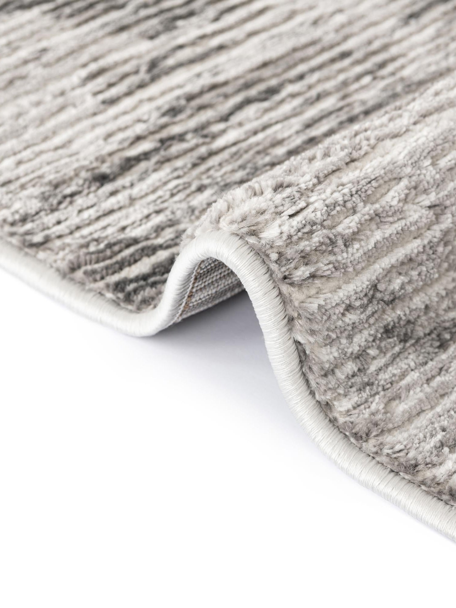 Gray 2' x 9' 10 Finsbury Runner Area Rug 60% Polypropylene & 40% Polyester Contemporary Carpet for Living Rooms, Dining, Offices for Sale at Rug Engine