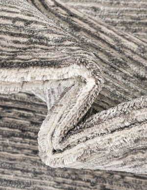 Gray 5' 3 x 5' 3 Finsbury Octagon Area Rug 60% Polypropylene & 40% Polyester Contemporary Carpet for Living Rooms, Dining, Offices for Sale at Rug Engine