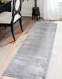 Gray 2' x 8' Finsbury Runner Area Rug 60% Polypropylene & 40% Polyester Contemporary Carpet for Living Rooms, Dining, Offices for Sale at Rug Engine
