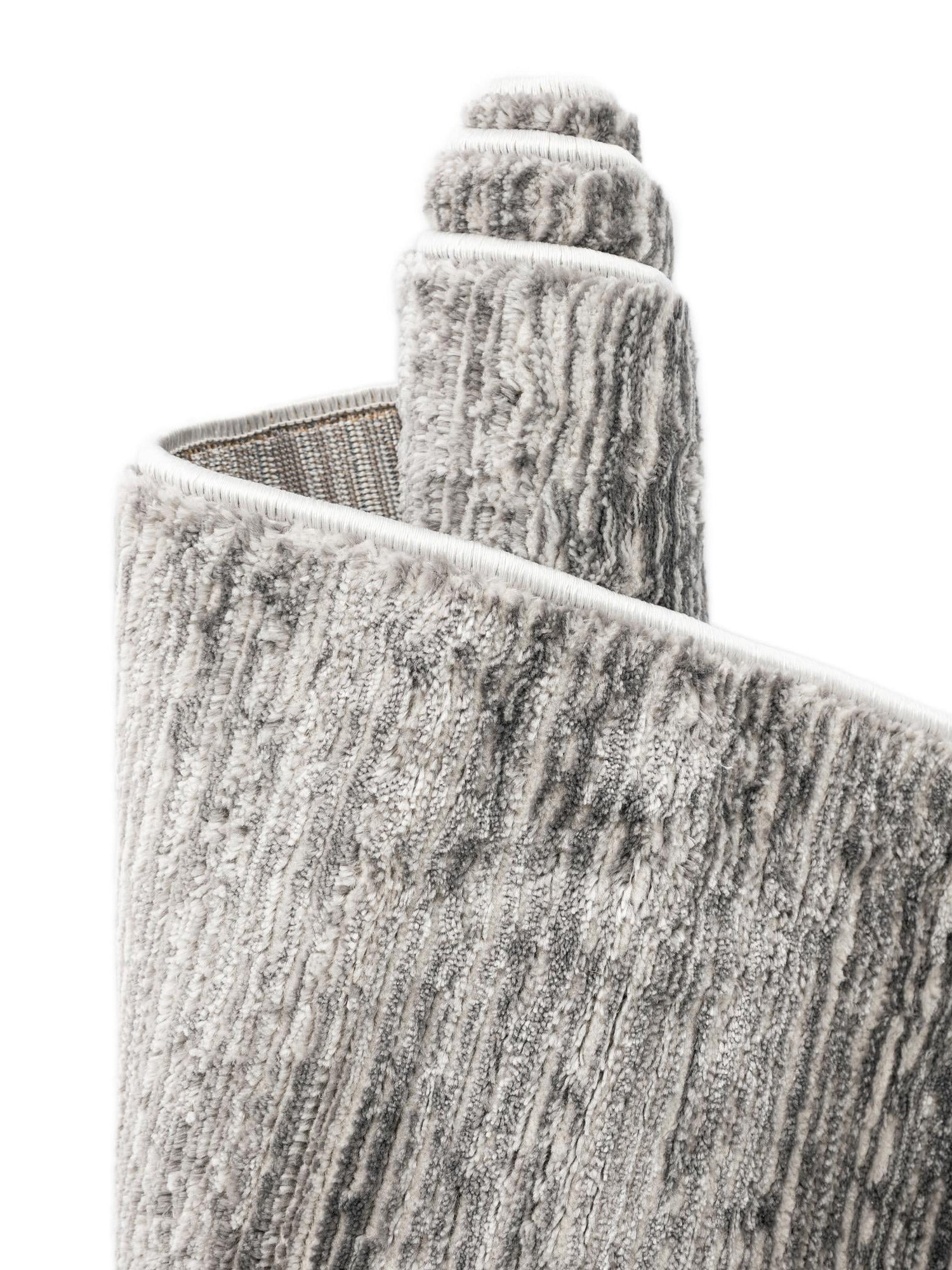 Gray 2' x 6' Finsbury Runner Area Rug 60% Polypropylene & 40% Polyester Contemporary Carpet for Living Rooms, Dining, Offices for Sale at Rug Engine