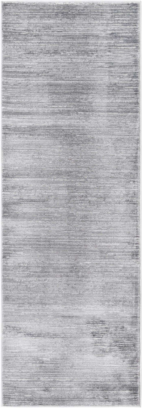 Gray 2' x 6' Finsbury Runner Area Rug 60% Polypropylene & 40% Polyester Contemporary Carpet for Living Rooms, Dining, Offices for Sale at Rug Engine