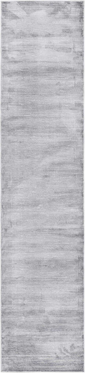 Gray 2' 7 x 12' Finsbury Runner Area Rug 60% Polypropylene & 40% Polyester Contemporary Carpet for Living Rooms, Dining, Offices for Sale at Rug Engine