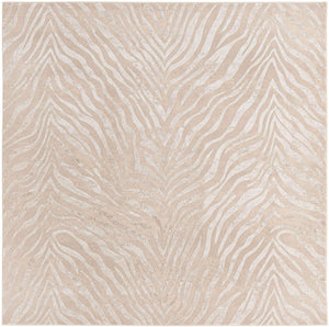 Ivory Beige 7' 10 x 7' 10 Finsbury Square Area Rug 60% Polypropylene & 40% Polyester Contemporary Carpet for Living Rooms, Dining, Offices for Sale at Rug Engine