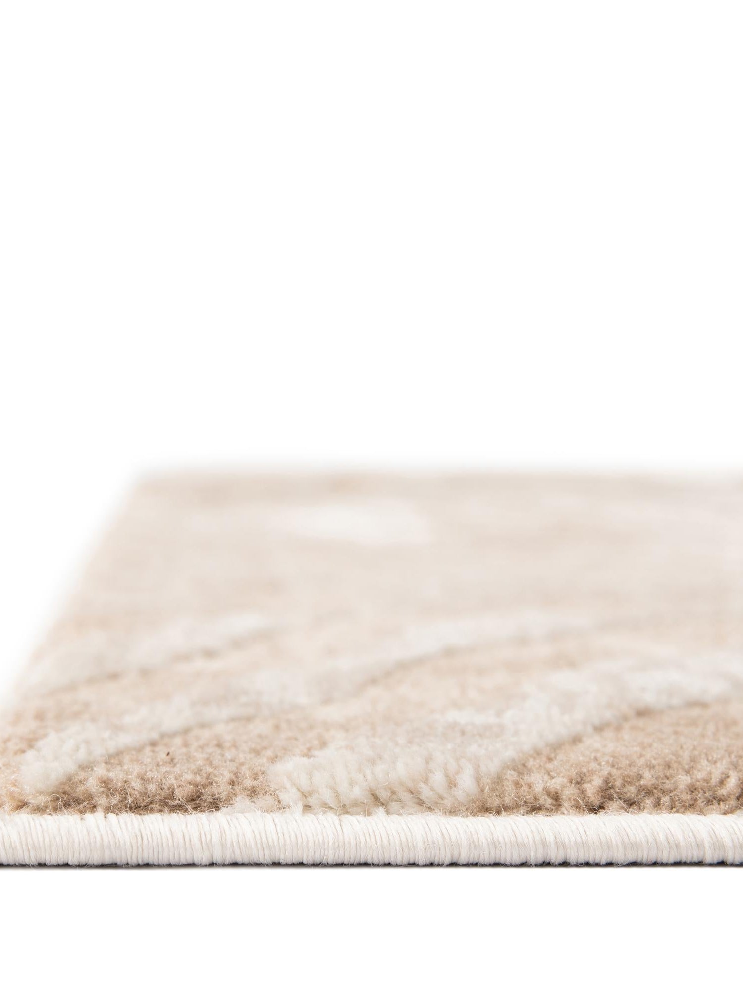 Ivory Beige 2' x 8' Finsbury Runner Area Rug 60% Polypropylene & 40% Polyester Contemporary Carpet for Living Rooms, Dining, Offices for Sale at Rug Engine