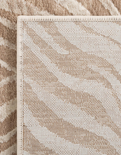 Ivory Beige 2' x 8' Finsbury Runner Area Rug 60% Polypropylene & 40% Polyester Contemporary Carpet for Living Rooms, Dining, Offices for Sale at Rug Engine