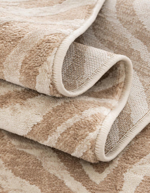 Ivory Beige 2' x 9' 10 Finsbury Runner Area Rug 60% Polypropylene & 40% Polyester Contemporary Carpet for Living Rooms, Dining, Offices for Sale at Rug Engine