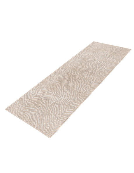 Ivory Beige 2' x 6' Finsbury Runner Area Rug 60% Polypropylene & 40% Polyester Contemporary Carpet for Living Rooms, Dining, Offices for Sale at Rug Engine