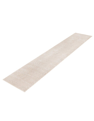 Ivory Beige 2' x 8' Finsbury Runner Area Rug 60% Polypropylene & 40% Polyester Contemporary Carpet for Living Rooms, Dining, Offices for Sale at Rug Engine
