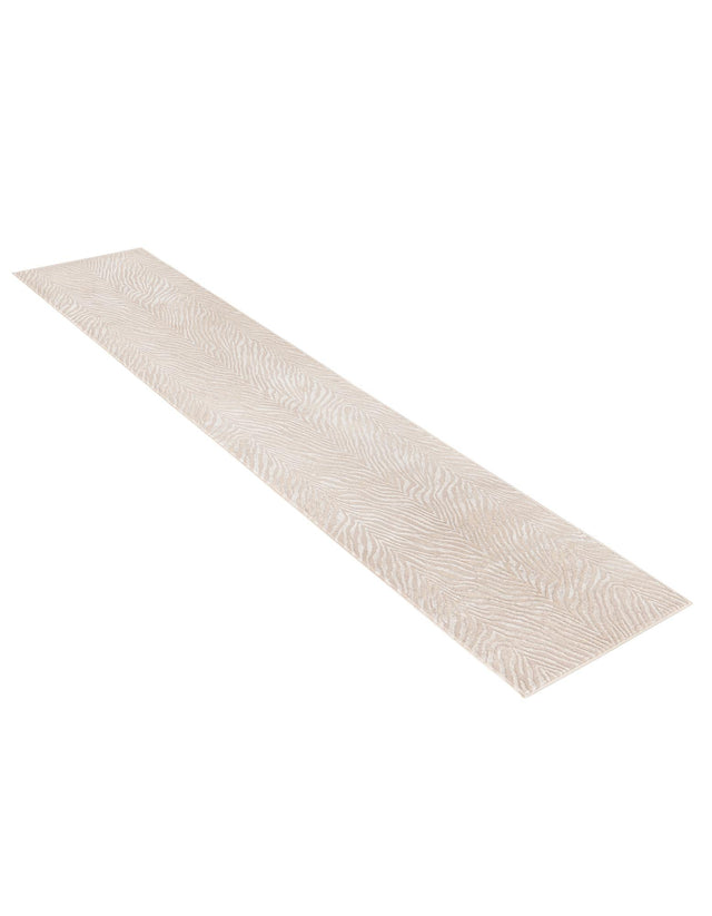 Ivory Beige 2' x 8' Finsbury Runner Area Rug 60% Polypropylene & 40% Polyester Contemporary Carpet for Living Rooms, Dining, Offices for Sale at Rug Engine