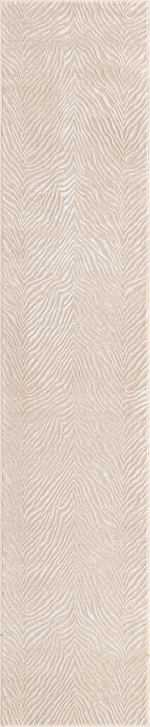 Ivory Beige 2' x 9' 10 Finsbury Runner Area Rug 60% Polypropylene & 40% Polyester Contemporary Carpet for Living Rooms, Dining, Offices for Sale at Rug Engine