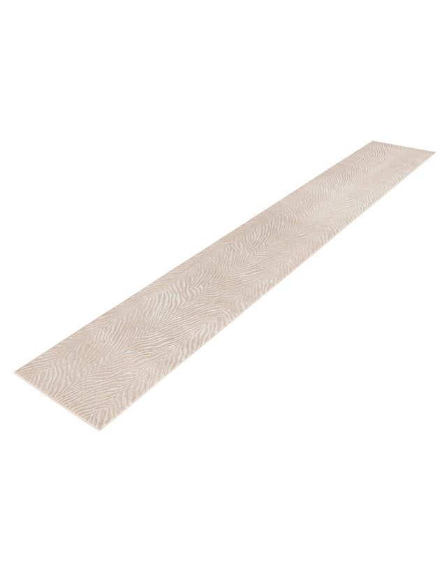 Ivory Beige 2' x 9' 10 Finsbury Runner Area Rug 60% Polypropylene & 40% Polyester Contemporary Carpet for Living Rooms, Dining, Offices for Sale at Rug Engine