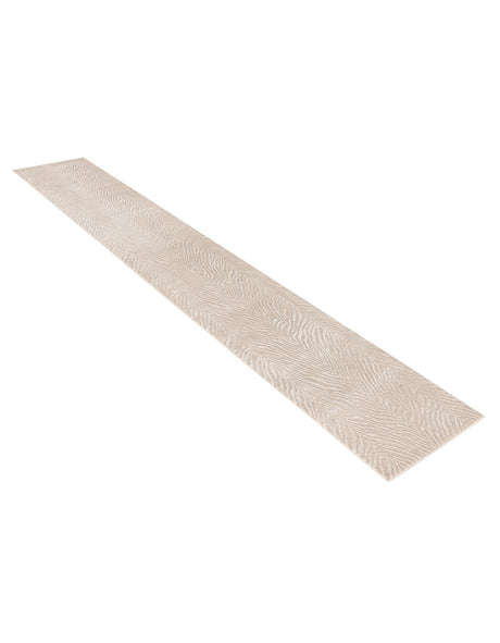 Ivory Beige 2' x 9' 10 Finsbury Runner Area Rug 60% Polypropylene & 40% Polyester Contemporary Carpet for Living Rooms, Dining, Offices for Sale at Rug Engine